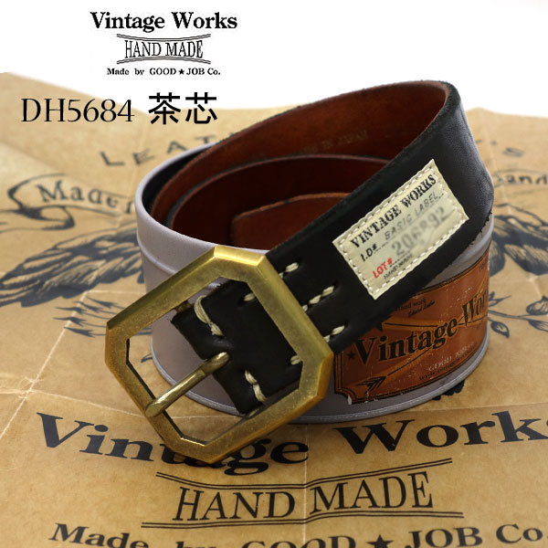����ĥ�ǥ�� Vintage Works ������ơ�������� DH5684 ��� �ϥ�ɥᥤ�ɥ쥶���٥�� ���סʥ٥󥺥쥶���� �� ��39mm�� ��3�� �� �ӥ�ơ�������� �٥�� ���ᥫ�� �� ������