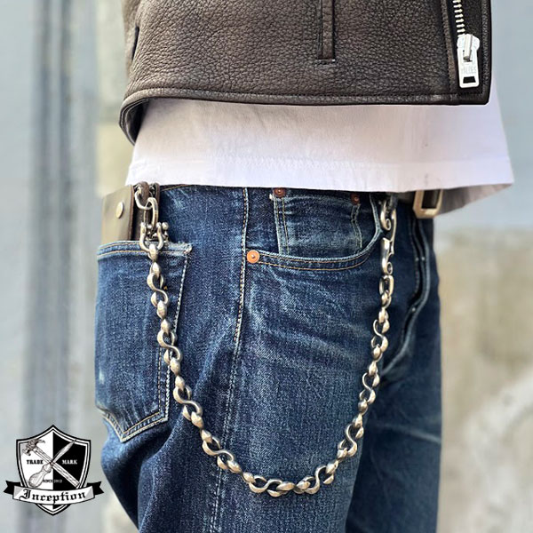 OPUS INCEPTION�������ѥ� ���󥻥ץ���� [IPC-03]��F-HOLE S-KAN WALLET CHAIN/SILVER PLATING��F�ۡ���S���� ������åȥ������� ���ᥫ�� �֥饹 ��� ����С���å��ù� ������