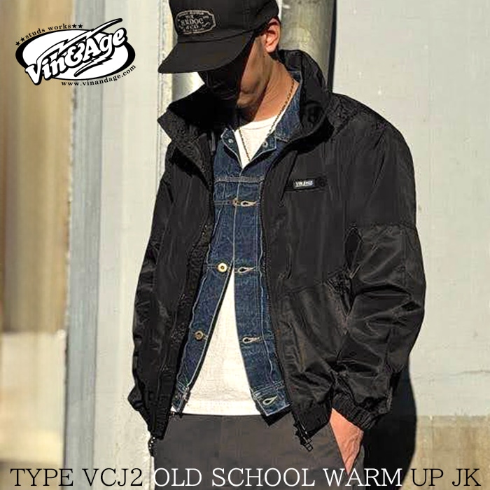VIN&AGE ������������� TYPE VCJ2 OLD SCHOOL WARM UP JK ������ɥ������륦�����ॢ�åץ��㥱�å� �����󥢥�ɥ����� �ʥ����󥸥㥱�å� �Х����� �����ȥɥ� ���ᥫ��