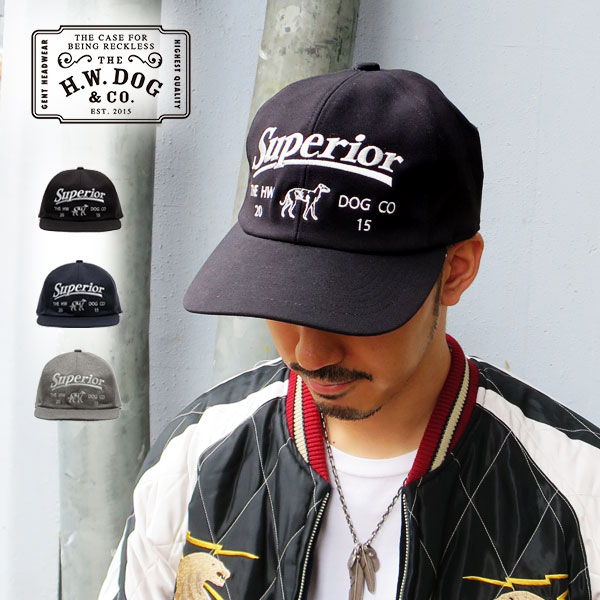 THE H.W.DOG&CO. SUPERIOR LOGO BASE BALL CAP D-00961 �� ���������֥�塼�ɥå�����ɥ��� �١����ܡ��륭��å� �� D-00001 ��Ʊ�� ���㡼�����ݥꥨ���ƥ��Ǻ� ��� ��ǥ������ڿ��� �����谷Ź��
