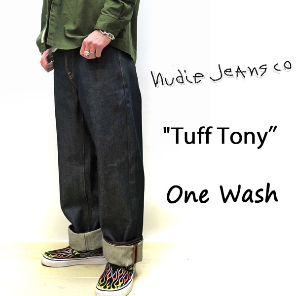 2024FW NUDIE JEANS [ TUFF TONY ] [ ONE WASH ] ̡ǥ եȥˡ 󥦥å åǥ˥ 114692 ˥å ꥢ 󥰥32