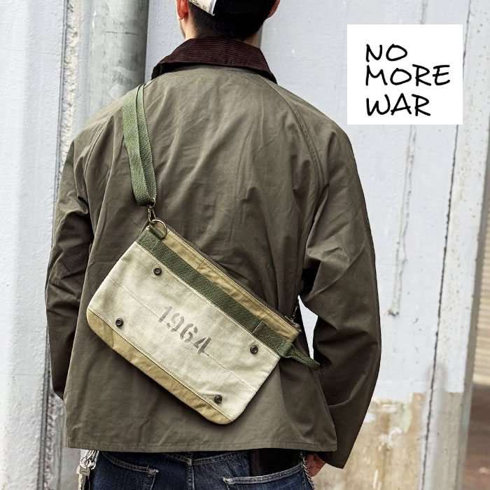 ᥤХå  NO MORE WAR ۥΡ⥢ ߥ꥿꡼åʥա MILITARY BAG CLUTCH SHOULDER åХå Хå RBMU18P1