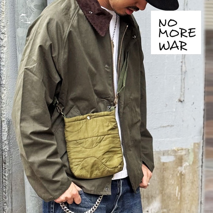 ��ᥤ���Хå� �� NO MORE WAR �ۥΡ��⥢������ �ߥ꥿�꡼�饤�ʡ����ޥۥ��������Хå� MILITARY �ݡ���