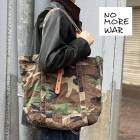 ��ᥤ���Хå� �� NO MORE WAR �ۥΡ��⥢������ �ߥ꥿�꡼����ȡ��ȥХå� MILITARY CAMO TOTE BAG ���ݤ���ǽ