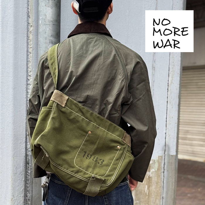 ��ᥤ���Хå� �� NO MORE WAR �ۥΡ��⥢������ �ߥ꥿�꡼�����Х� ���������Хå� MILITARY CANVAS BAG