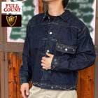 2107HTC FULL COUNT Type 1 On Studs by Zip Stevenson HTC(25SS)  [ Type 1 Denim Jacket ] 2107 13.7oz Denim ZIMBABWE COTTON100% �ե������� SELVEDGE DENIM G����󡡥�������� made in JAPAN �����