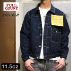 FULLCOUNT [ 2107SSW ] Type 1 Denim Jacket (Super Smooth) (One Wash) �ե륫����� 1st 11.5oz �ե������� �ǥ˥ॸ�㥱�å� G����󡡥�������� ����ӥå��ǥ˥� ��󥦥��å��� ���֥ǥ˥ॸ�㥱�å�