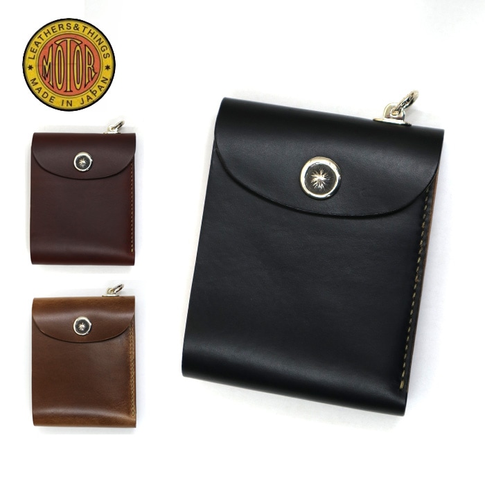 "MOTOR NEW VINTAGE" �� MTRW7 �� HORWEEN CHROMEXCEL SHORT WALLET �ۡ������� �����२������ ���硼�ȥ�����å� 2���ޤ���� �⡼���� MOTO ��� ������ �쥶��������å� ����