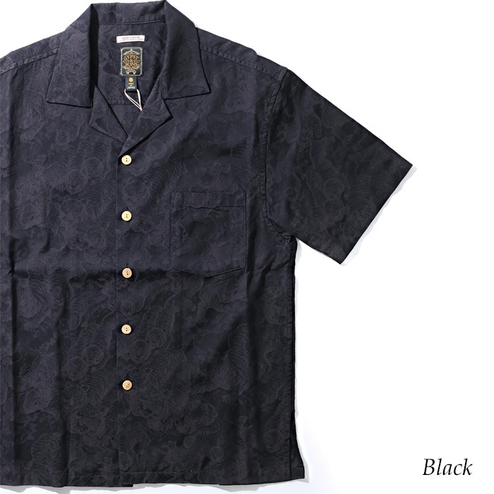 ダブルシー アロハシャツ アロハシャツ MADE IN HAWAII コットン100％ 総柄 オープンカラー