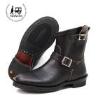 Makers HORSE ENGINEER SHORT �ᥤ������ �ۡ������󥸥˥� ���硼�� ��BLACK�������ӡ��쥶���ʵ��סˡ������� �� �ᥤ������ ���󥸥˥� �֡��� E�磻������ �᡼������