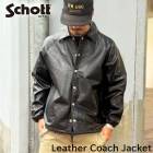 2025FW LEATHER COACH JACKET 782-5950054 쥶 㥱å BLACK å 饤㥱å schott ץ  䤷Υ쥶