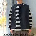 2025 GYPSY&SONS ץɥ GS2529910 15oz ARMY DUCK WAIST COAT ߡå ٥ ᥫ  ֥å