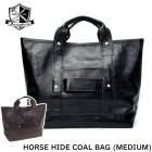 ��¨Ǽ��OPUS INCEPTION �����ѥ� ���󥻥ץ����  [IPHSB-18]��HORSE HIDE COAL BAG (MEDIUM) �ۡ����ϥ��ɥ�����Хå� �ϳ� ��BLACK , D.BROWN�ۥȡ��ȥХå�  ���������Хå� �쥶���Хå� ������ ACCEL COMPANY