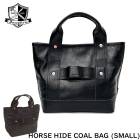 ��¨Ǽ��OPUS INCEPTION �����ѥ� ���󥻥ץ����  [IPHSB-17]��HORSE HIDE COAL BAG (SMALL) �ۡ����ϥ��ɥ�����Хå� ���⡼�� �ϳ� ��BLACK (���), D.BROWN�ۥȡ��ȥХå� ���������Хå� �쥶���Хå� ������ ACCEL COMPANY