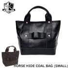 ��¨Ǽ��OPUS INCEPTION �����ѥ� ���󥻥ץ����  [IPHSB-17]��HORSE HIDE COAL BAG (SMALL) �ۡ����ϥ��ɥ�����Хå� ���⡼�� �ϳ� ��BLACK , D.BROWN�ۥȡ��ȥХå� ���������Хå� �쥶���Хå� ������ ACCEL COMPANY