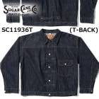 SUGAR CANE ���奬�������� SC11936T / 13oz. DENIM BLOUSE 1936 MODEL  (T-BACK) 1st��ǥ� �ǥ˥ॸ�㥱�å� ���ᥫ�� G����� ���Υ��󥿡��ץ饤�� �ե������� ��������å��ǥ˥� T�Хå����� 46 48������
