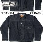 SUGAR CANE ���奬�������� SC11936T / 13oz. DENIM BLOUSE 1936 MODEL  (T-BACK) 1st��ǥ� �ǥ˥ॸ�㥱�å� ���ᥫ�� G����� ���Υ��󥿡��ץ饤�� �ե������� ��������å��ǥ˥� T�Хå����� 46 48������