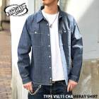 VIN&AGE ������������� TYPE VSL11 CHAMBRAY SHIRT �ڥ�󥦥��å���� �����֥졼����� �����󥢥�ɥ����� �Х����� ���ᥫ�� �ϡ��졼 ���� Ĺµ ���ߥ���� �����ץ󥫥顼�����