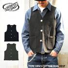 VIN&AGE ������������� TYPE VRV3 COTTON RUG VEST �����󥢥�ɥ����� ���åȥ� �饰�٥��� �Х����� �ϡ��졼 ���ᥫ�� ������� ���� �֥�å� ���������졼 �����륷������