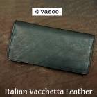 VASCO LEATHER VOYAGE LONG WALLET VSC-701 �������� �쥶�� �����䡼���� ���� ������å� ���� �����ꥢ��Х��å��쥶�� ���ᥫ�� 2���ޤ� Ĺ���� ����ץ� �֥�å� �Х��� ������