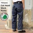 TCB������ Cat Head Work Pants ����åȥإå� ����ѥ�� ��100�� ������ �ڥ��󥿡��ѥ�� �ǥ˥�ѥ�� ��� TCB jeans �ƥ��������ӡ�������