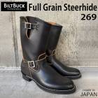 ���ڥ���륨�ǥ������ ATTRACTIONS / ���ȥ饯����� BILTBUCK / �ӥ�ȥХå� LOT.269 Full Grain Steerhide Engineer Boots ���󥸥˥��֡��� �ե륰�쥤�� ���ƥ��ϥ��� �ڥ֥�å�(���)�� ���� ���󥸥˥��֡��� ������