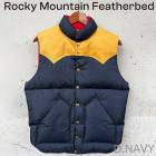 Rocky Mountain Featherbed DOWN VEST / NYLON �ܥ�̵�� ���å����ޥ���ƥ�ե������٥å� ������٥��ȡ� 510 D.NAVY �������ͥ��ӡ� ��MADE IN JAPAN��200-262-01