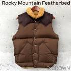 2026FW Rocky Mountain Featherbed CHRISTY VEST / NYLON �ܥ��� ���å����ޥ���ƥ�ե������٥å� ���ꥹ�ƥ��٥��ȡ� 170 D.BROWN �������֥饦�� �� MADE IN JAPAN��200-262-02