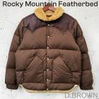 2026FW Rocky Mountain Featherbed CHRISTY JACKET / NYLON �ܥ��� ���å����ޥ���ƥ�ե������٥å� ���ꥹ�ƥ����㥱�å� �� 170 D.BROWN �������֥饦�� �� �����󥸥㥱�å� MADE IN JAPAN��200-262-06