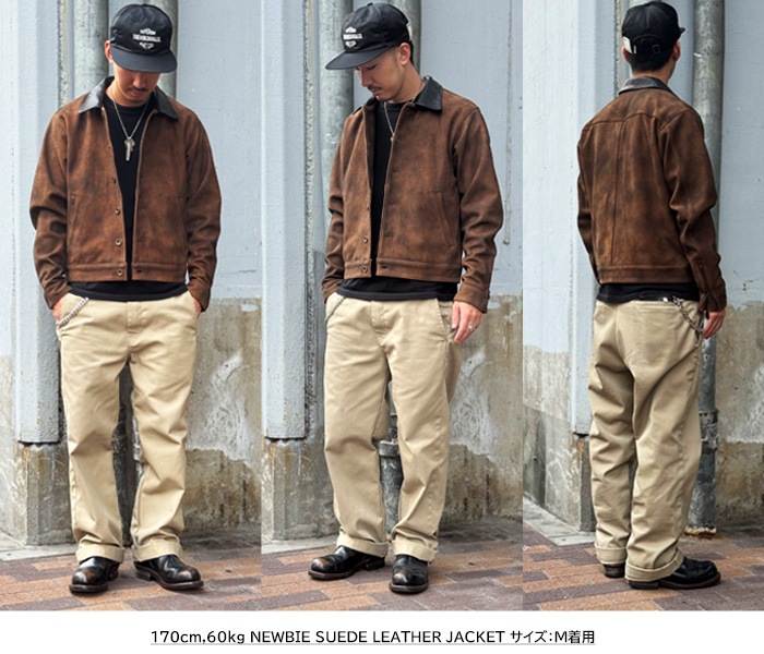 2025FW SCHOTT ����å� 782-5250009 NEWBIE SUEDE LEATHER JACKET �˥塼�ӡ����������� �쥶�����㥱�å� ��BROWN�� schott �ץ���� �������� �䥮��