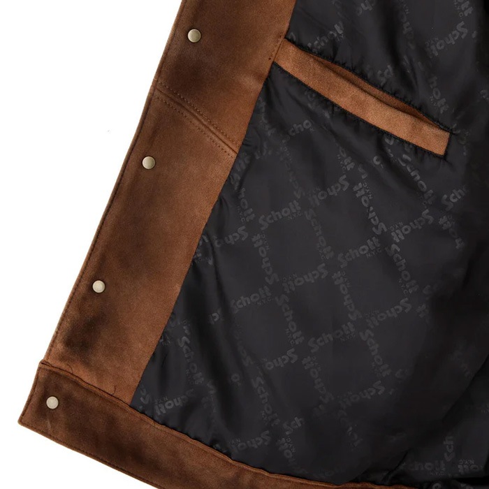 2025FW SCHOTT ����å� 782-5250009 NEWBIE SUEDE LEATHER JACKET �˥塼�ӡ����������� �쥶�����㥱�å� ��BROWN�� schott �ץ���� �������� �䥮��
