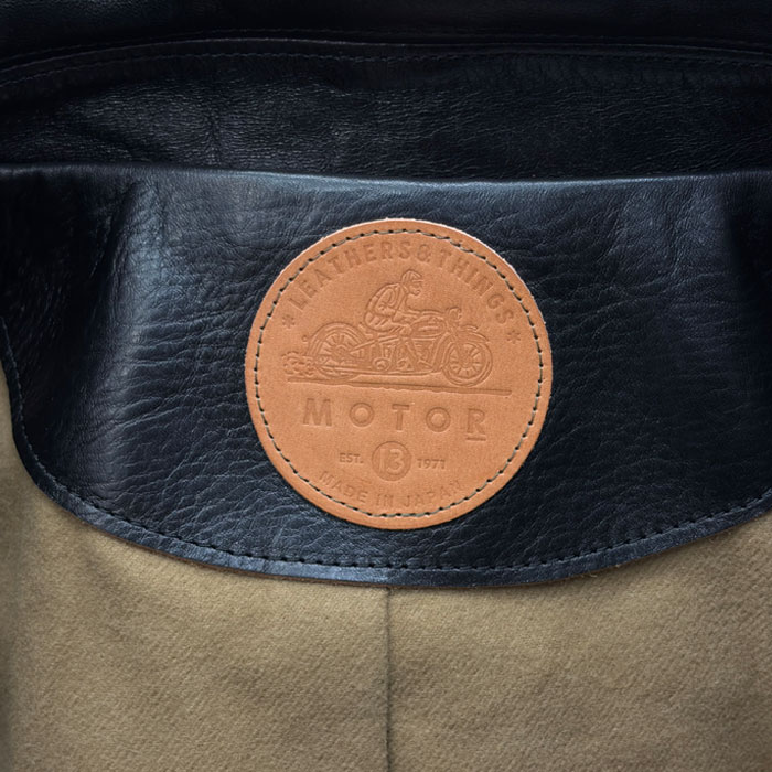 MOTOR RCLL13 "MOTOR NEW VINTAGE" ITALIAN HORSE FRONT DOUBLE SPORTS JACKET �����ꥢ��ۡ����쥶�� ���֥륹�ݡ��ĥ��㥱�å� ���֥�饤������ ��BLACK�ۥ쥶�����㥱�å� �ץ���� �⡼���� MOTO ��� �����ʸ��Բľ���