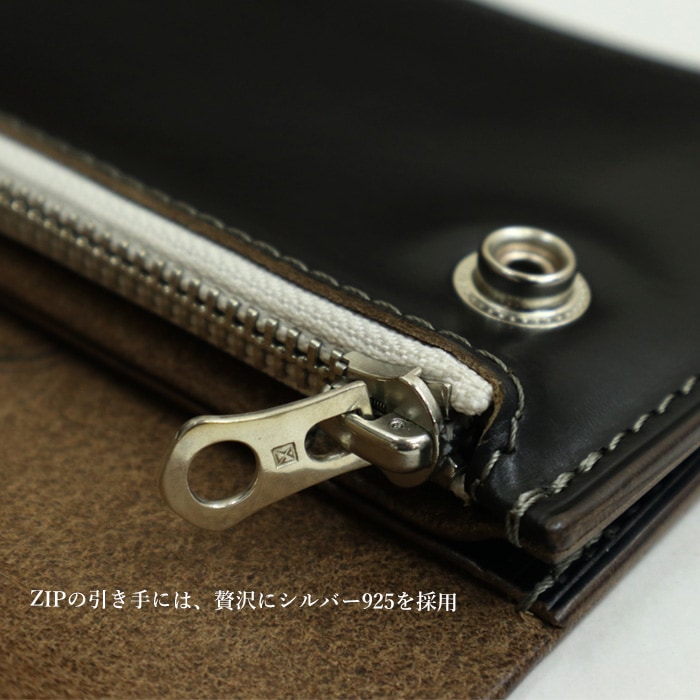 AZZWELL �����ȥ�å��� �ۡ������󥯥��२������ �ȥ�å���������å� HORWEEN CHROMEXCEL �֥�å�(���)  ���� ���󥰥�����å� Ĺ���� ���� �ݴ��դ� �������� ����С�925 ���ᥫ�� ������ ����������