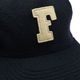 2025FW FULLCOUNT �ե륫����� [ 6843-25 ]  6 Panel Wool Melton Baseball Cap F Patch ����2���� Made in Japan �ե륫����� 6�ѥͥ� ��������ȥ� �١����ܡ��륭��å� �����륭��å�  �֥�å� �ͥ��ӡ� �� �� ���������ǥ� �ե���� �ե����FULL COUNT