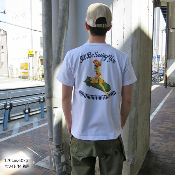 BR79502 BUZZ RICKSON'S I'LL BE SEEING YOU S/S T-SHIRT �Х��ꥯ���� ȾµT����� ���Υ��󥿡��ץ饤�� �ԥ�ʥåץ����� USA��