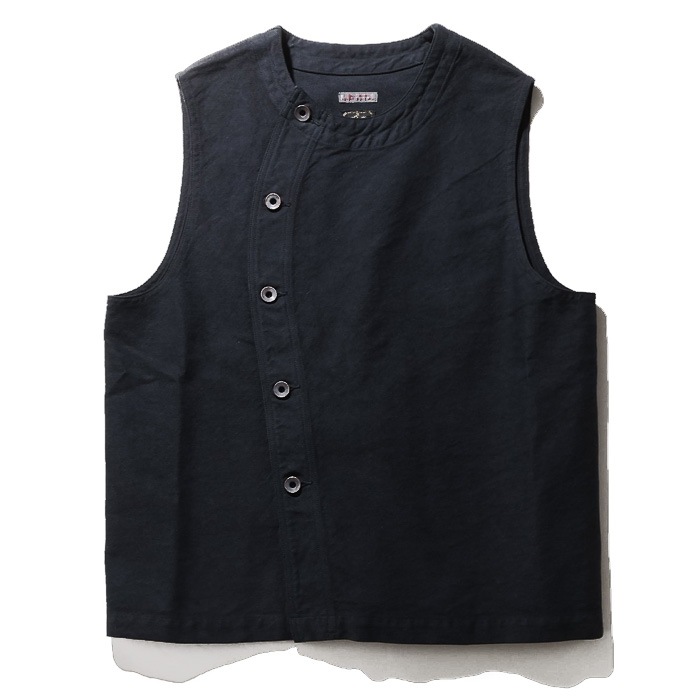 2026SS GYPSY&SONS ���ץ�������ɥ��� GS2549912 SULFER/D MC waist coat VEST���������� ������ �٥��� ����٥��� ���ᥫ�� ���� �֥�å� ������Хå�