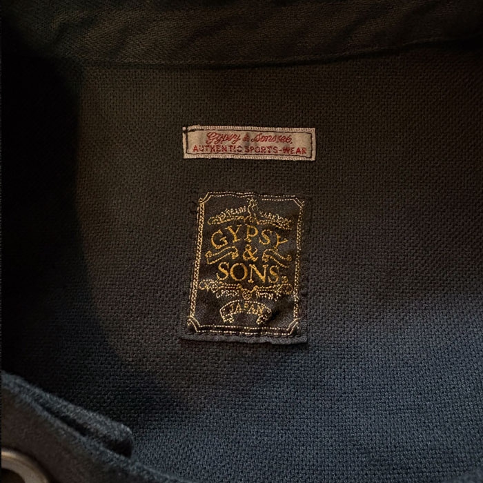 2026SS GYPSY&SONS ���ץ�������ɥ��� GS2549912 SULFER/D MC waist coat VEST���������� ������ �٥��� ����٥��� ���ᥫ�� ���� �֥�å� ������Хå�