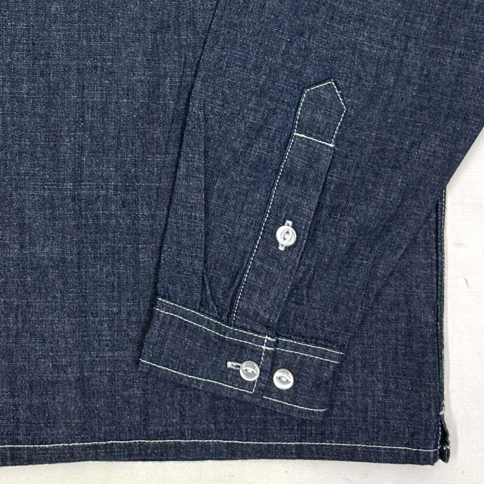 VIN&AGE ������������� TYPE VSL11 CHAMBRAY SHIRT �ڥ�󥦥��å���� �����֥졼����� �����󥢥�ɥ����� �Х����� ���ᥫ�� �ϡ��졼 ���� Ĺµ ���ߥ���� �����ץ󥫥顼�����