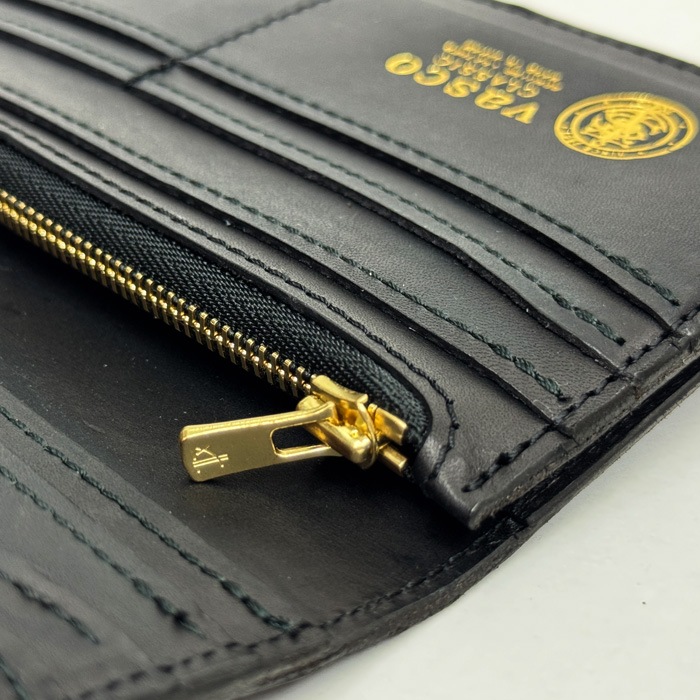 VASCO LEATHER VOYAGE LONG WALLET VSC-701 �������� �쥶�� �����䡼���� ���� ������å� ���� �����ꥢ��Х��å��쥶�� ���ᥫ�� 2���ޤ� Ĺ���� ����ץ� �֥�å� �Х��� ������