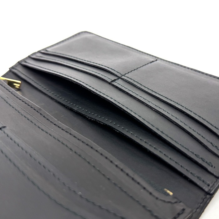 VASCO LEATHER VOYAGE LONG WALLET VSC-701 �������� �쥶�� �����䡼���� ���� ������å� ���� �����ꥢ��Х��å��쥶�� ���ᥫ�� 2���ޤ� Ĺ���� ����ץ� �֥�å� �Х��� ������
