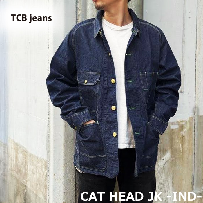 TCB������ Cat Head Jacket IND ����åȥإåɥ��㥱�å� ����ǥ��� ���С������� ���㥱�å� 9.5oz ���� TCB jeans [ �ƥ��������ӡ������� ] 