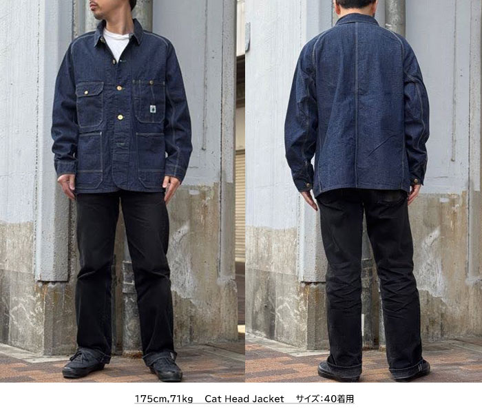 TCB������ Cat Head Jacket IND ����åȥإåɥ��㥱�å� ����ǥ��� ���С������� ���㥱�å� 9.5oz ���� TCB jeans [ �ƥ��������ӡ������� ] 