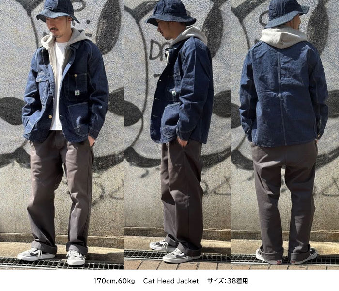 TCB������ Cat Head Jacket IND ����åȥإåɥ��㥱�å� ����ǥ��� ���С������� ���㥱�å� 9.5oz ���� TCB jeans [ �ƥ��������ӡ������� ] 