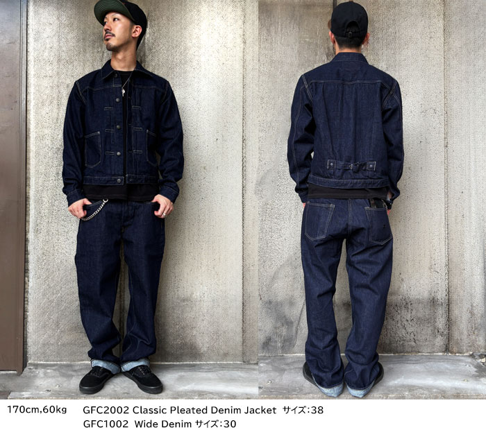 FULLCOUNT��GDC [ GFC1002 ] Wide Denim �ե륫����ȡߥ����ǥ������� 13oz �磻�ɥǥ˥� ��������å� ����ǥ��� Made in Japan ������ �ե륫���������0105 Wide Denim���١��� 2026FW���ץ��륳�쥯�����ڿ��� ��������Ź�� 