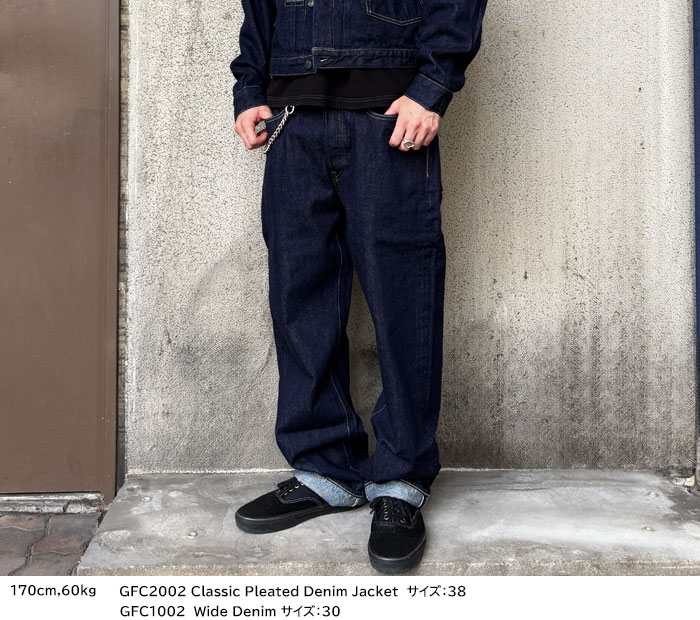 FULLCOUNT��GDC [ GFC1002 ] Wide Denim �ե륫����ȡߥ����ǥ������� 13oz �磻�ɥǥ˥� ��������å� ����ǥ��� Made in Japan ������ �ե륫���������0105 Wide Denim���١��� 2026FW���ץ��륳�쥯�����ڿ��� ��������Ź�� 