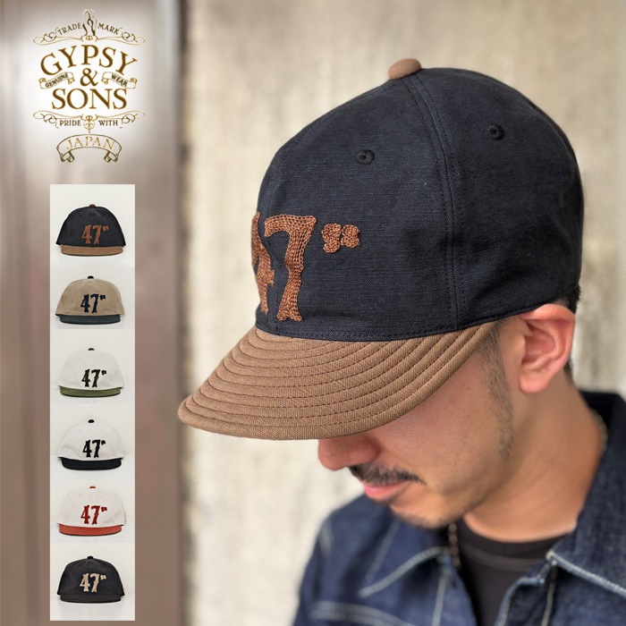 GYPSY&SONS ���ץ�������ɥ��� TWO TONE CAP �ġ��ȡ��� ����å� GS2449991 ���åȥ�100�� �ե꡼������ ����6���� ���ᥫ�� ˹�� ��� ��ǥ����� ������ơ����������� ��ǯ�Ѳ� ������