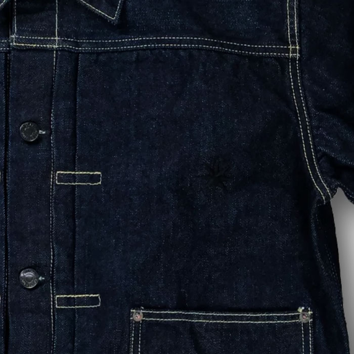 FULLCOUNT��GDC [ GFC2002 ] Classic Pleated Denim Jacket �ե륫����ȡߥ����ǥ������� 13oz �ǥ˥ॸ�㥱�å� ��������å� ����ǥ��� Made in Japan G����� 2026FW���ץ��륳�쥯�����ڿ��� ��������Ź�� 