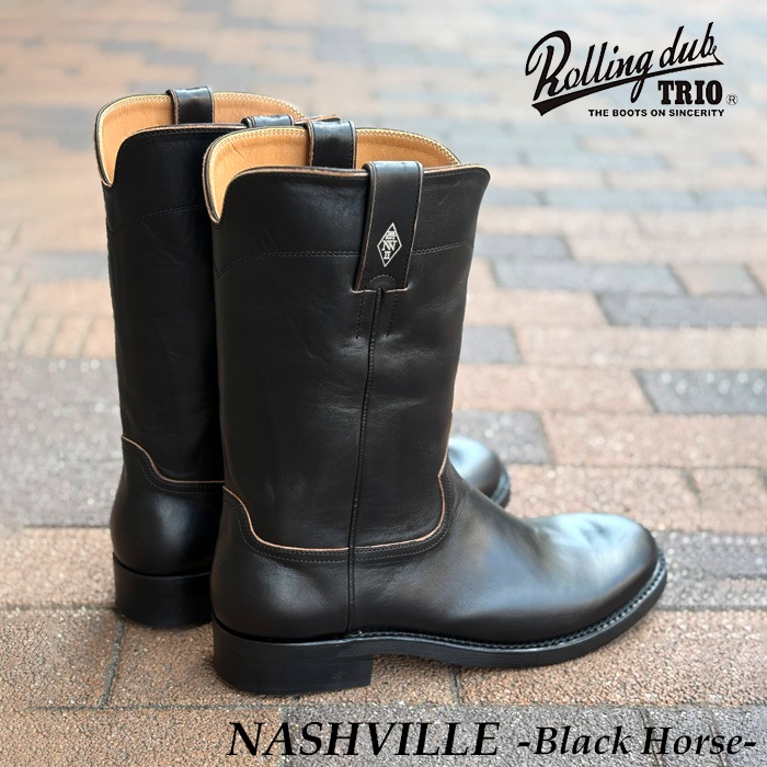 ROLLING DUB TRIO / ������󥰥��֥ȥꥪ NASHVILLE �� Black Horse �ۥʥå���ӥ� �֥�å� RDT-R01 ����������֡��� BLACK (���)  �ϳ� ���ͭ�� ���륯������� ��������Ź �� 