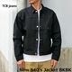 TCB������ New S40's Jacket BKBK��14���󥹡�����ӥå��ǥ˥� ���������ơ��� ��ץꥫ����󥦥��å���� TCB jeans [ �ƥ��������ӡ������� ] �� S40S ���㥱�å� �����ǥ� WW2 �֥�å� �ۡ�������Made in Japan