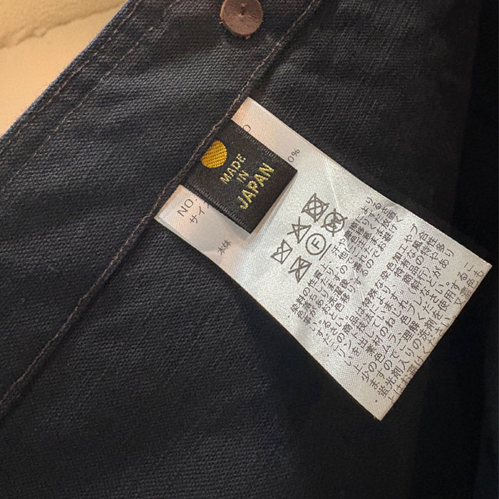 GYPSY&SONS ���ץ�������ɥ��� GS2529910 15oz ARMY DUCK WAIST COAT �����ߡ����å� ����٥��� ���ᥫ�� ���� �֥�å�